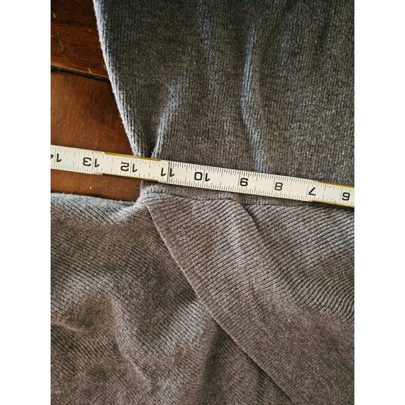 Petal&pup crossover knit dress Midi doleman sleeve medium gray - Picture 11 of 14